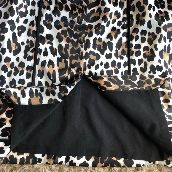 WHBM leopard pencil skirt. Sz.0 - Picture 4 of 4